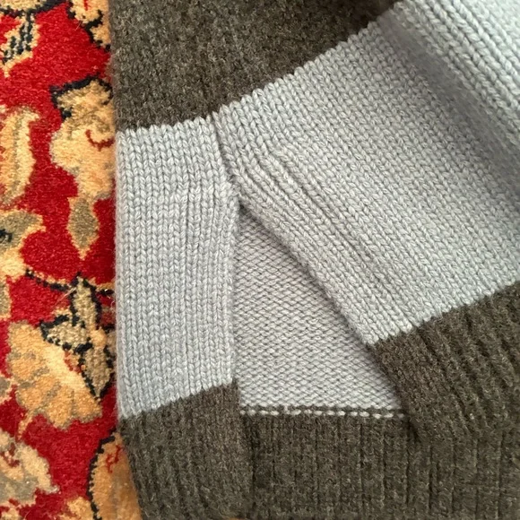 Madewell Blue and Black Striped Sweater - Picture 7 of 8